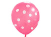 25 pcs 12" Latex Balloons with Polka Dots BLOON_DOT_PINK