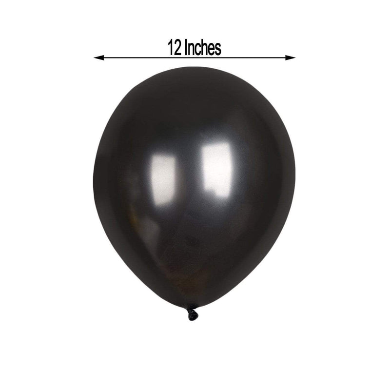25 pcs 12" Metallic Latex Balloons