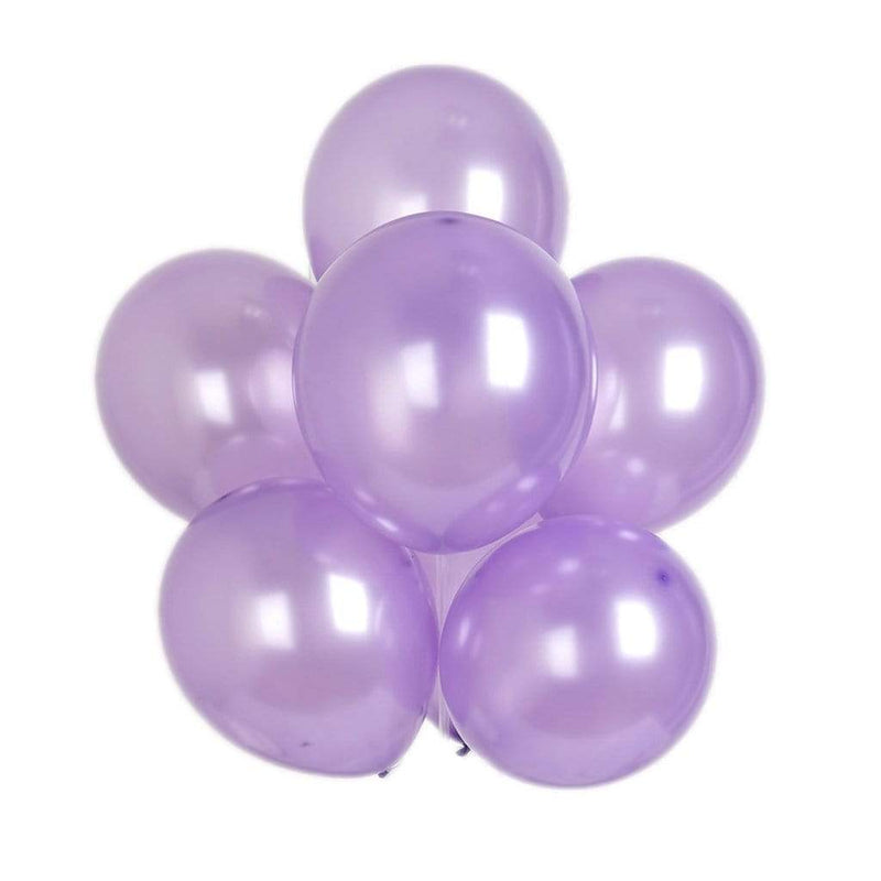 25 pcs 12" Metallic Latex Balloons