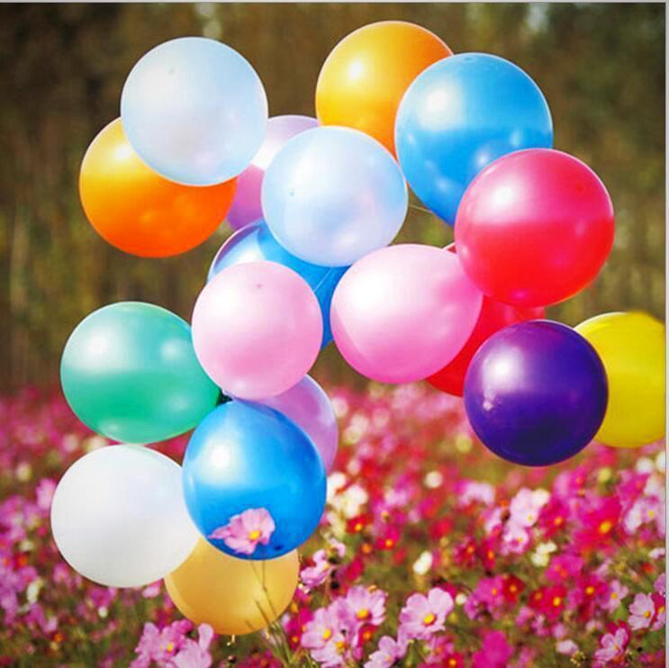 25 pcs 12" Metallic Latex Balloons