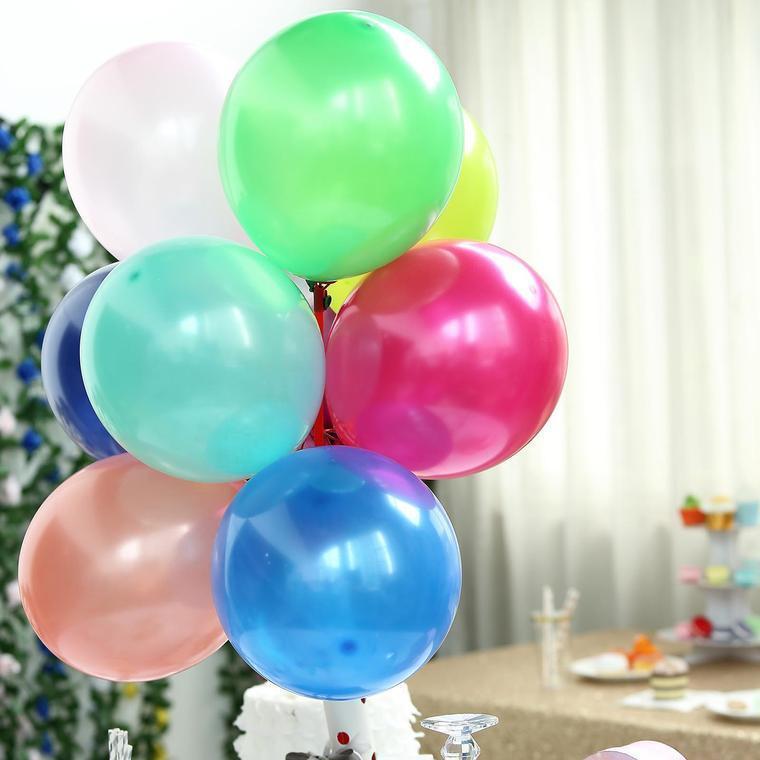 25 pcs 12" Metallic Latex Balloons