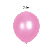 25 pcs 12" Metallic Latex Balloons