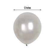 25 pcs 12" Metallic Latex Balloons