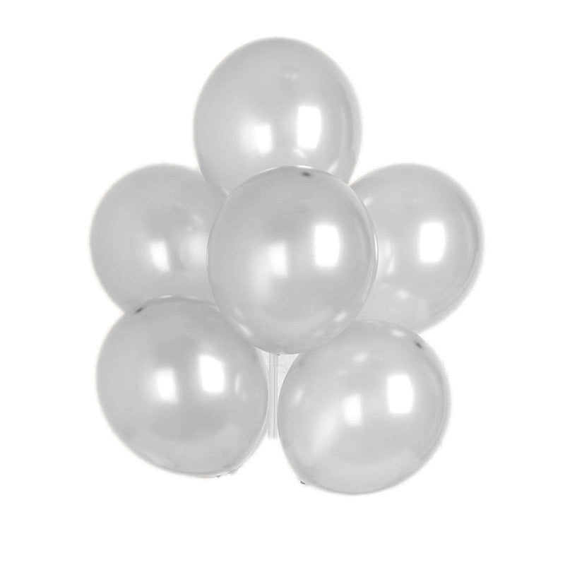25 pcs 12" Metallic Latex Balloons