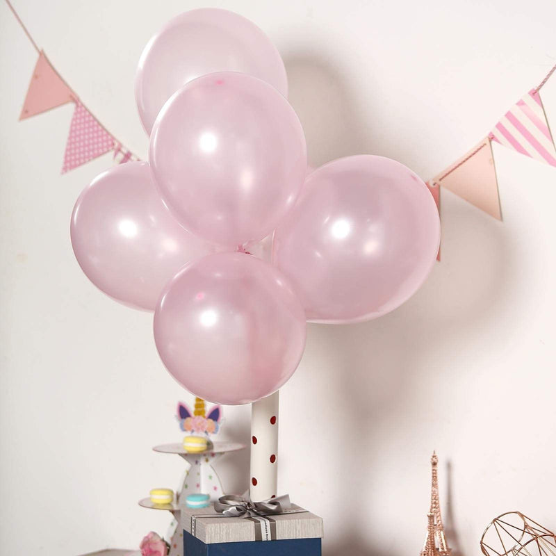 25 pcs 12" Metallic Latex Balloons