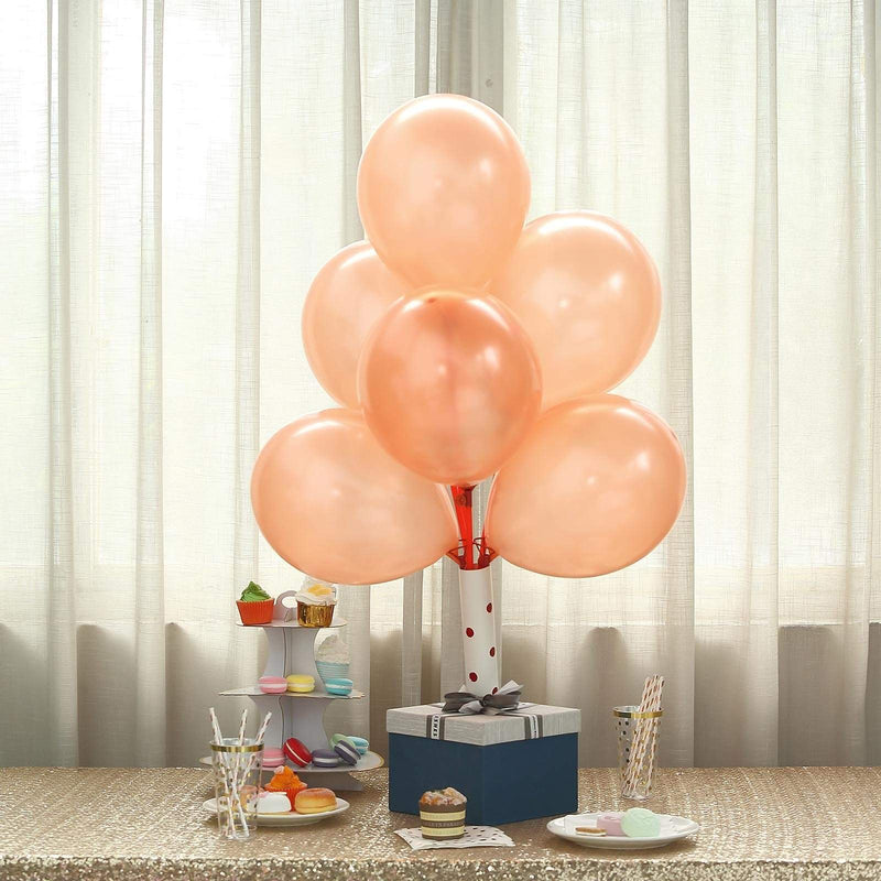 25 pcs 12" Metallic Latex Balloons