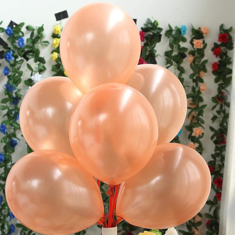 25 pcs 12" Metallic Latex Balloons