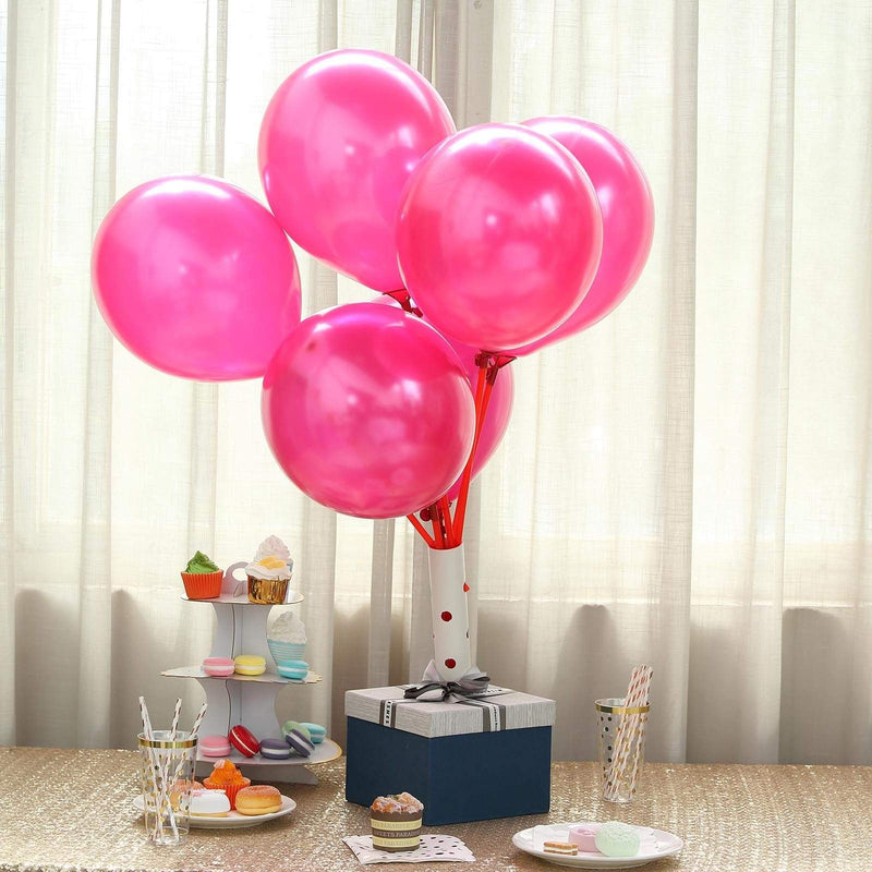 25 pcs 12" Metallic Latex Balloons