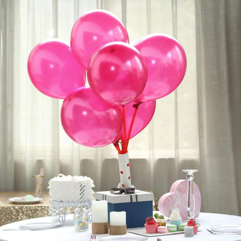 25 pcs 12" Metallic Latex Balloons