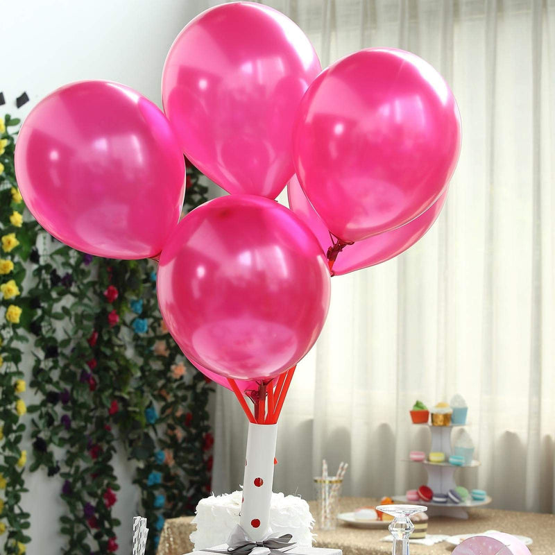 25 pcs 12" Metallic Latex Balloons