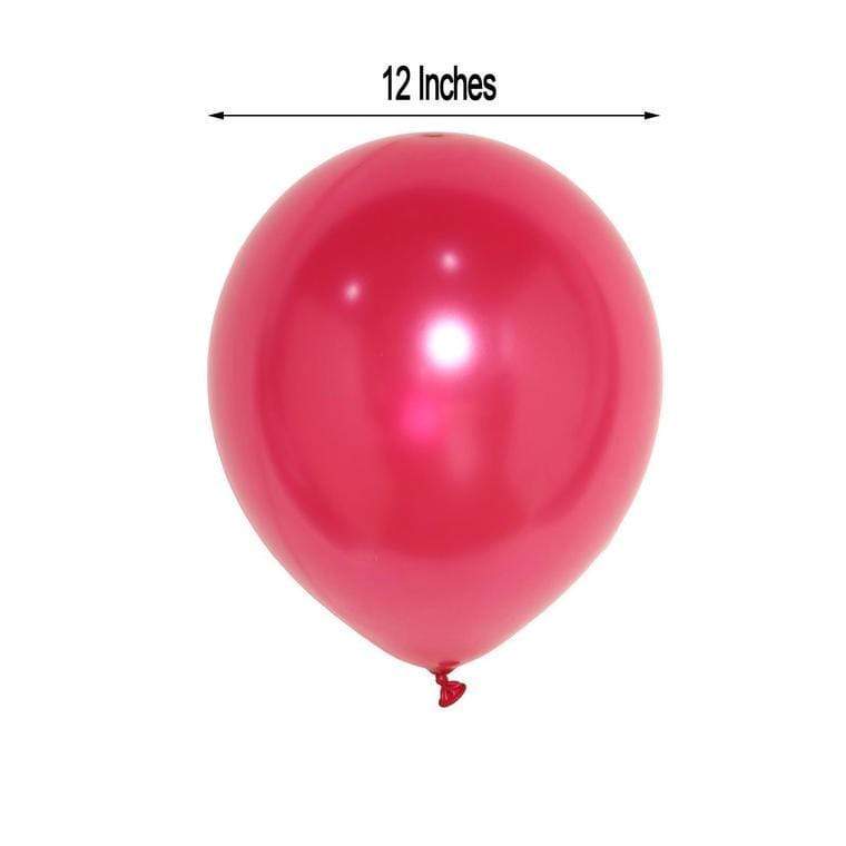 25 pcs 12" Metallic Latex Balloons