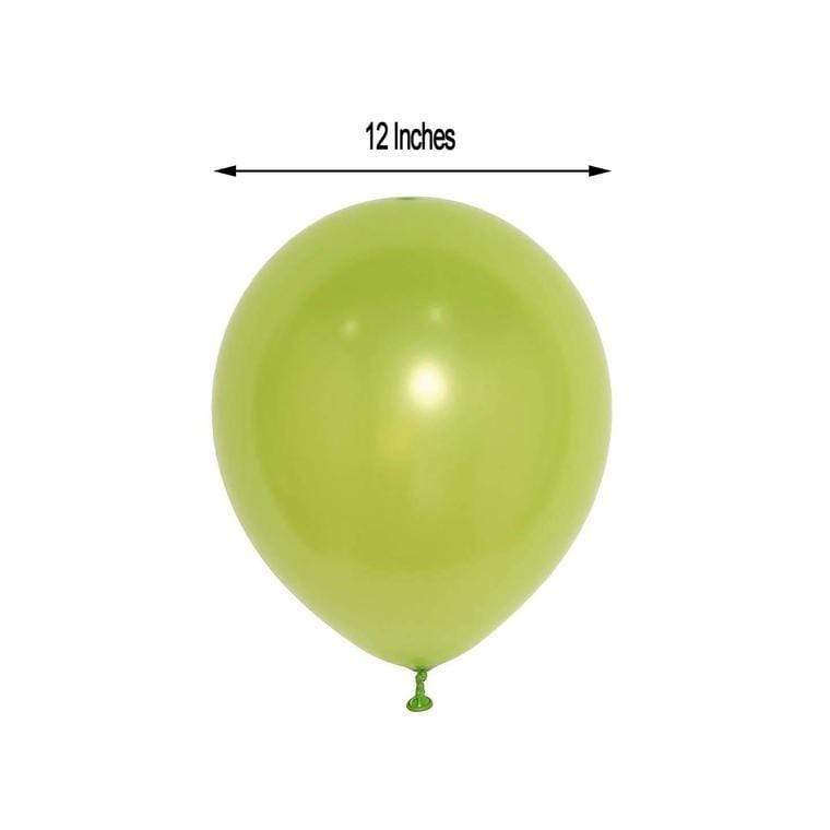 25 pcs 12" Metallic Latex Balloons