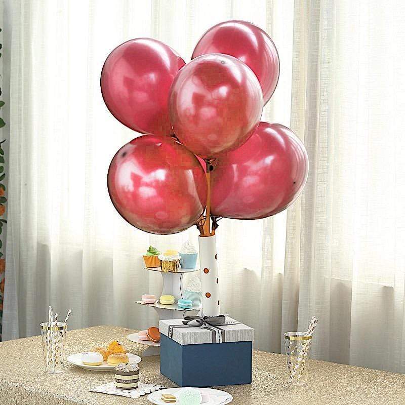 25 pcs 12" Metallic Latex Balloons