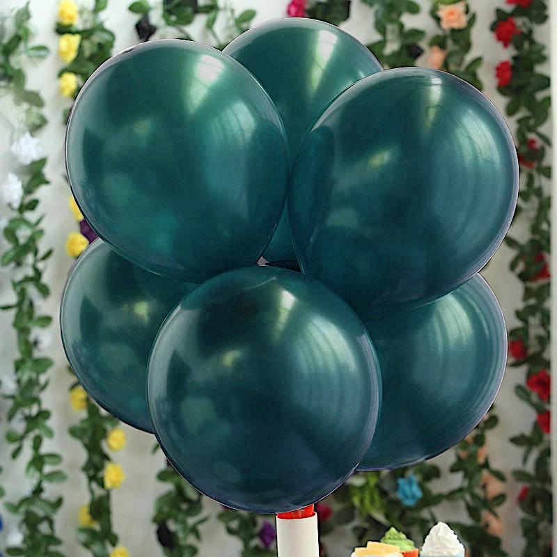 25 pcs 12" Metallic Latex Balloons