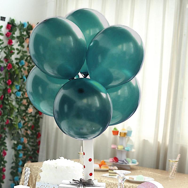 25 pcs 12" Metallic Latex Balloons