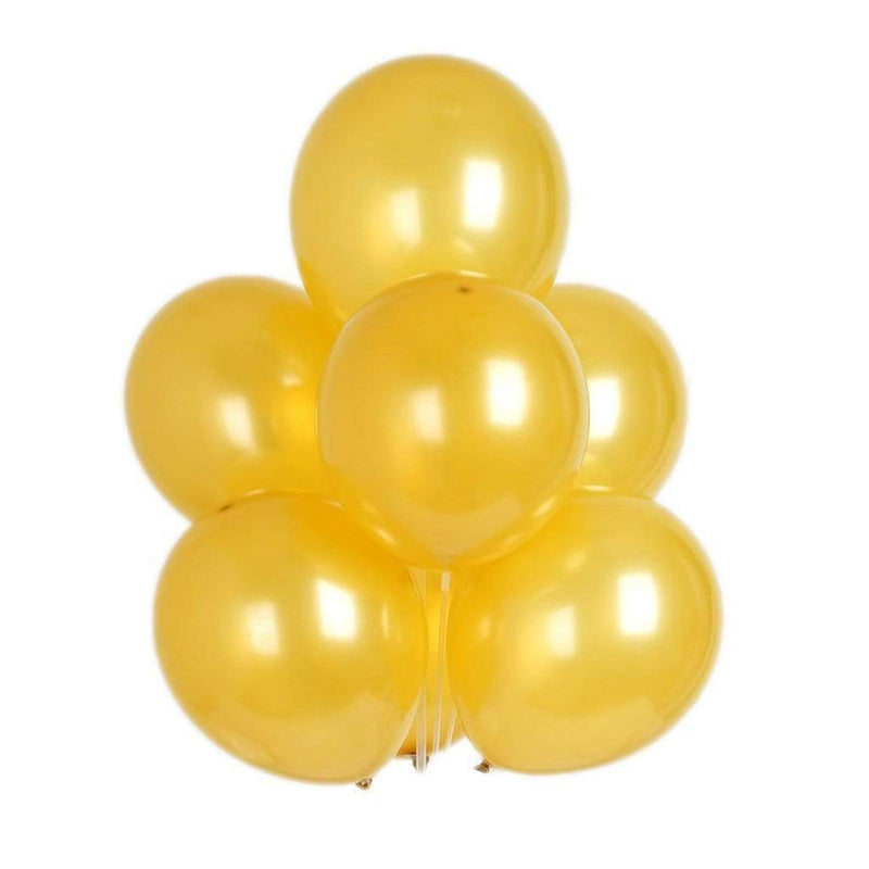 25 pcs 12" Metallic Latex Balloons