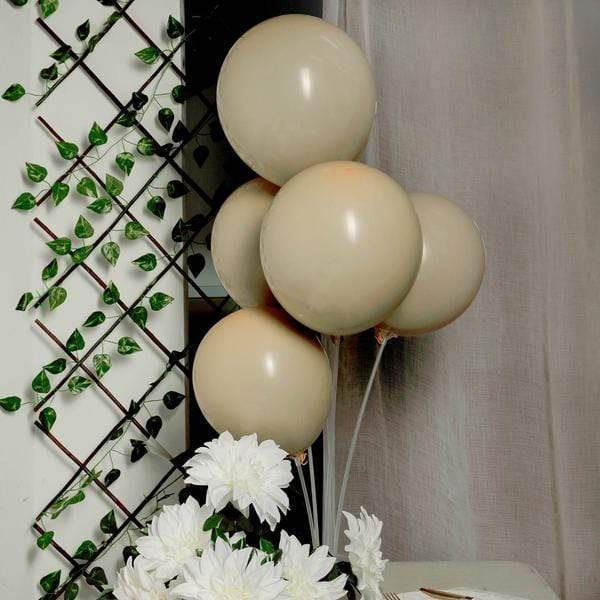 25 pcs 12" Round Double Stuffed Latex Balloons