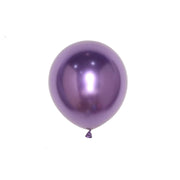 25 pcs 12" Round Metallic Latex Balloons BLOON_MET_PURP