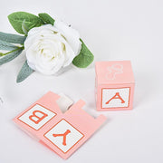 25 pcs 2" Cube Baby Shower Party Favor Boxes