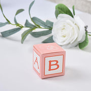 25 pcs 2" Cube Baby Shower Party Favor Boxes