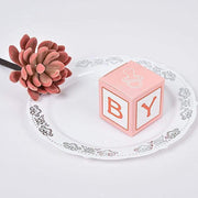 25 pcs 2" Cube Baby Shower Party Favor Boxes