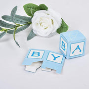25 pcs 2" Cube Baby Shower Party Favor Boxes