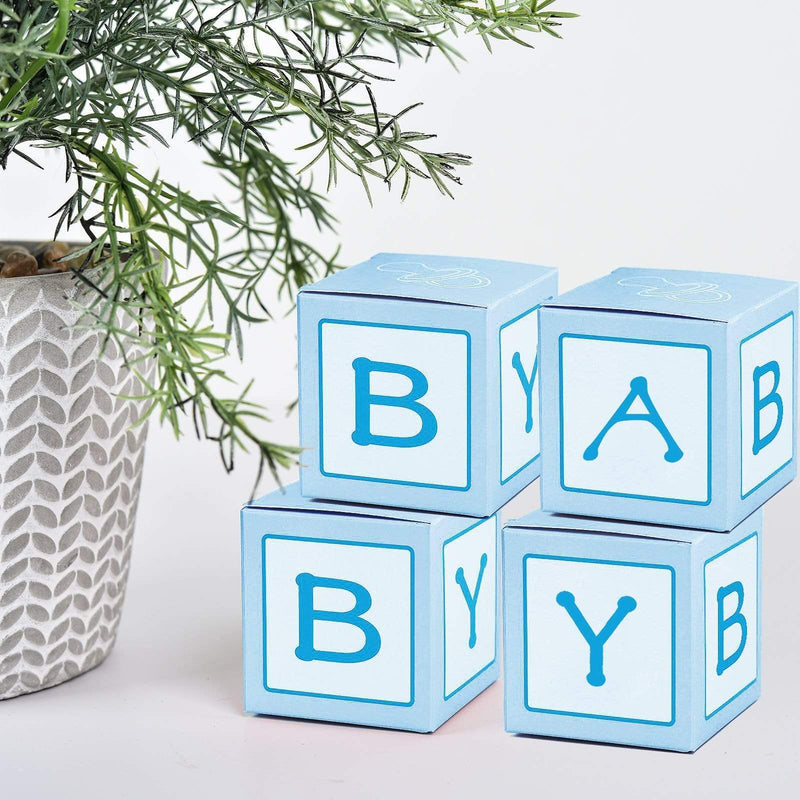 25 pcs 2" Cube Baby Shower Party Favor Boxes