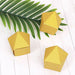 25 pcs 4" Glittered Geometric Wedding Party Favor Boxes Gift Holders