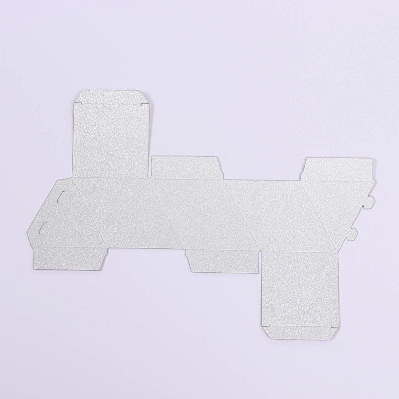 25 pcs 4" Glittered Geometric Wedding Party Favor Boxes Gift Holders