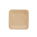 25 pcs 4" x 4" Natural Sustainable Bamboo Mini Square Plates - Disposable Tableware BIRC_B003
