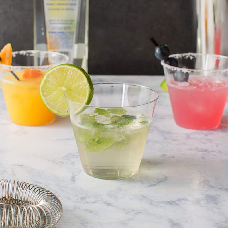 25 pcs 9 oz. Plastic Tumbler Cups - Disposable Tableware