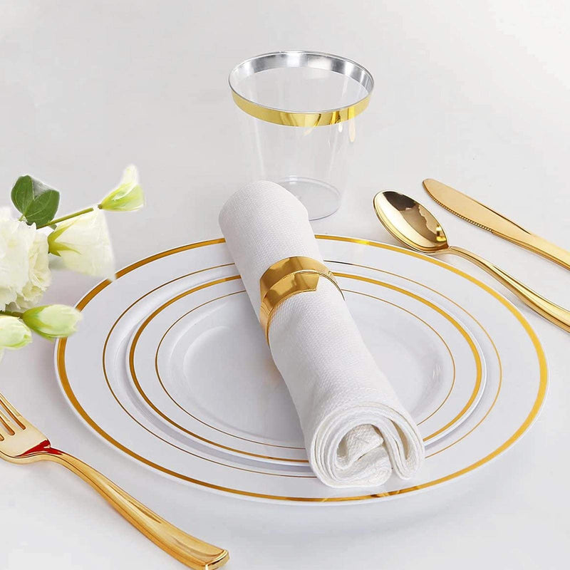 25 pcs 9 oz. Plastic Tumbler Cups - Disposable Tableware