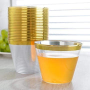 25 pcs 9 oz. Plastic Tumbler Cups - Disposable Tableware