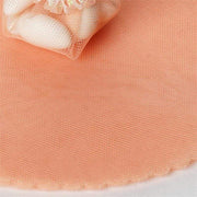 25 pcs 9" wide Tulle Circles for Wedding Favors - Peach TUL_9CIR_PCH