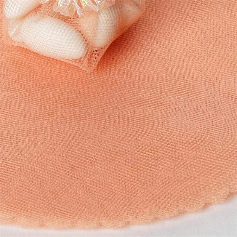 25 pcs 9" wide Tulle Circles for Wedding Favors - Peach TUL_9CIR_PCH