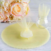 25 pcs 9" wide Tulle Circles for Wedding Favors