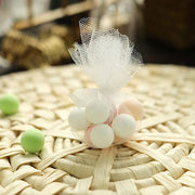 25 pcs 9" wide Tulle Circles for Wedding Favors