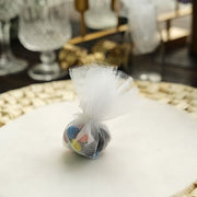 25 pcs 9" wide Tulle Circles for Wedding Favors