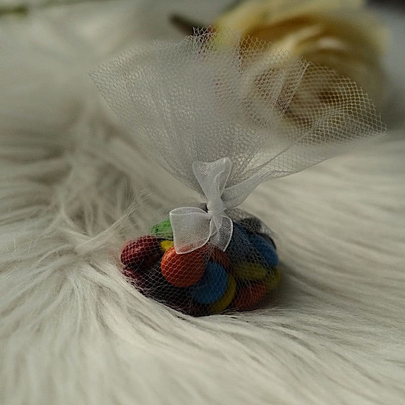 25 pcs 9" wide Tulle Circles for Wedding Favors