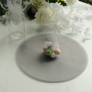 25 pcs 9" wide Tulle Circles for Wedding Favors