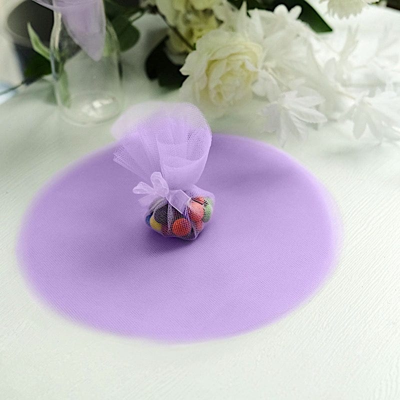 25 pcs 9" wide Tulle Circles for Wedding Favors
