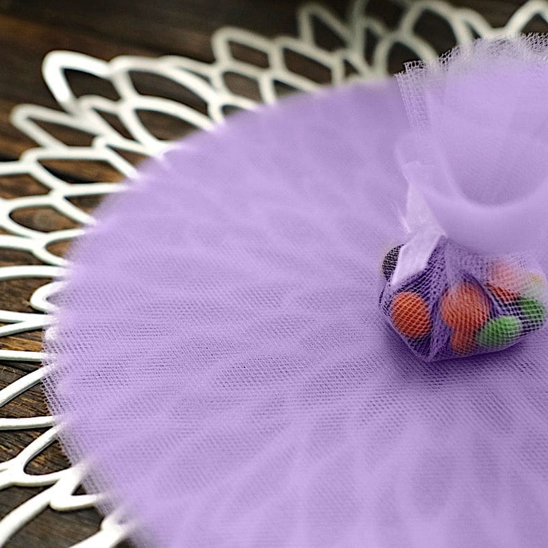 25 pcs 9" wide Tulle Circles for Wedding Favors