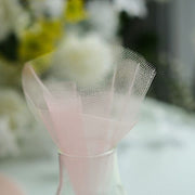 25 pcs 9" wide Tulle Circles for Wedding Favors
