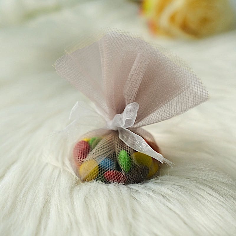 25 pcs 9" wide Tulle Circles for Wedding Favors