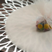 25 pcs 9" wide Tulle Circles for Wedding Favors