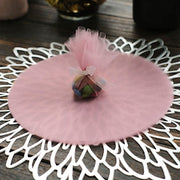 25 pcs 9" wide Tulle Circles for Wedding Favors