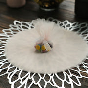 25 pcs 9" wide Tulle Circles for Wedding Favors