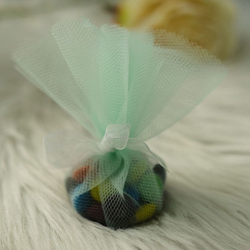 25 pcs 9" wide Tulle Circles for Wedding Favors