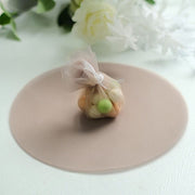 25 pcs 9" wide Tulle Circles for Wedding Favors