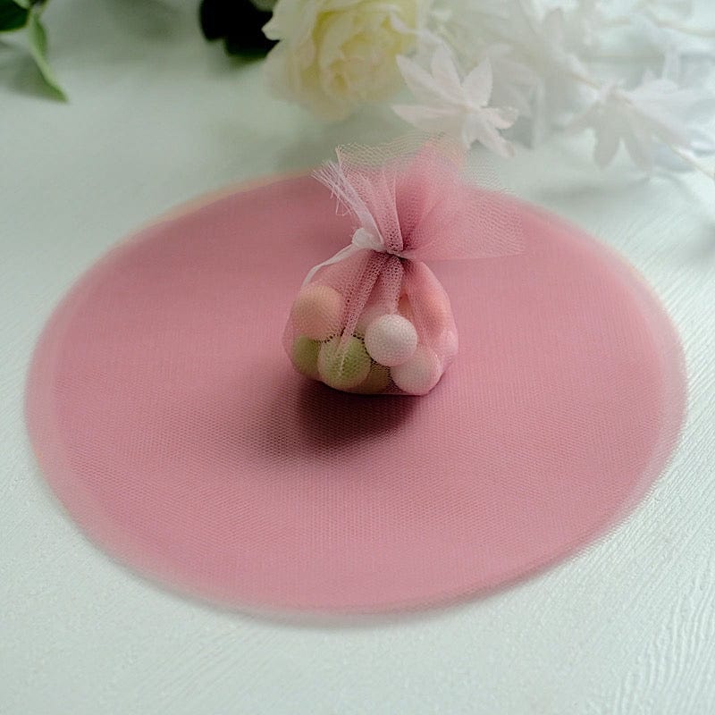 25 pcs 9" wide Tulle Circles for Wedding Favors